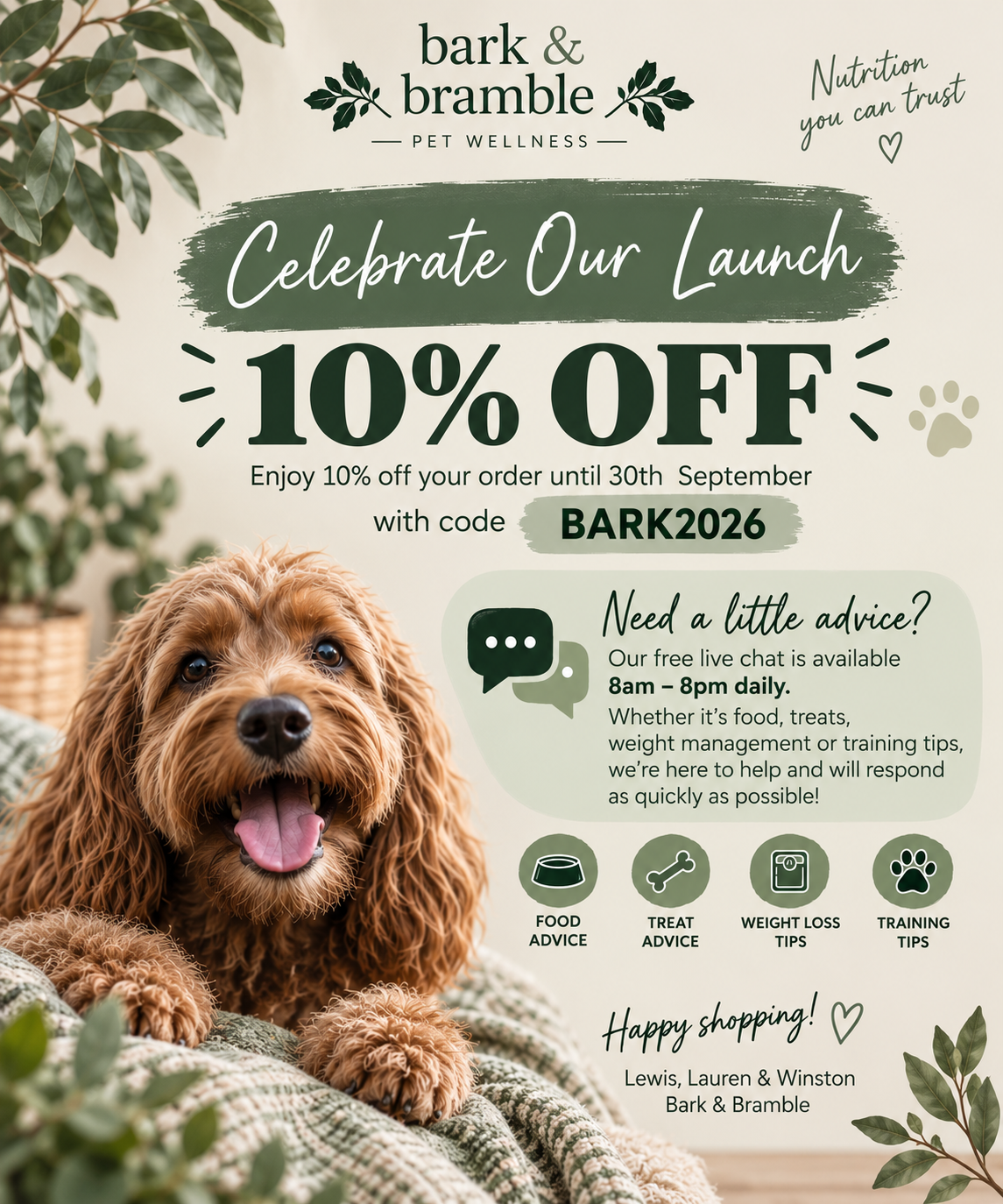 Dog product shop selling Pet food and accessories