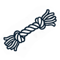 Icon rope dog toy